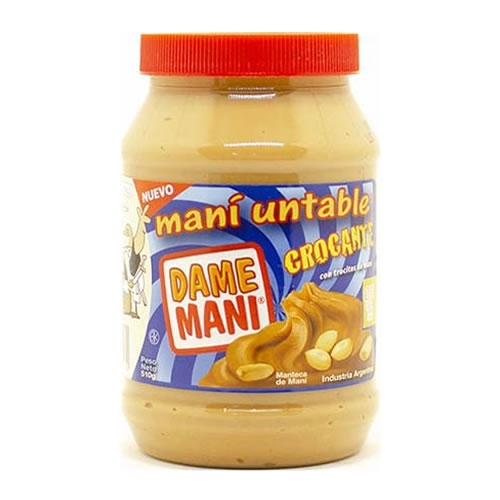 Dame Mani Peanut Butter Crunchy 510g