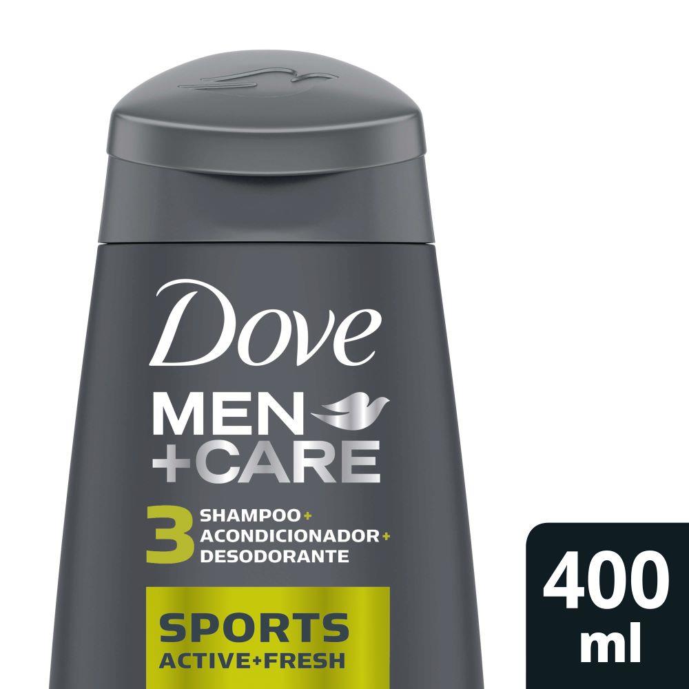 Dove Shampoo 3en1 Sports Active Fresh 400ml