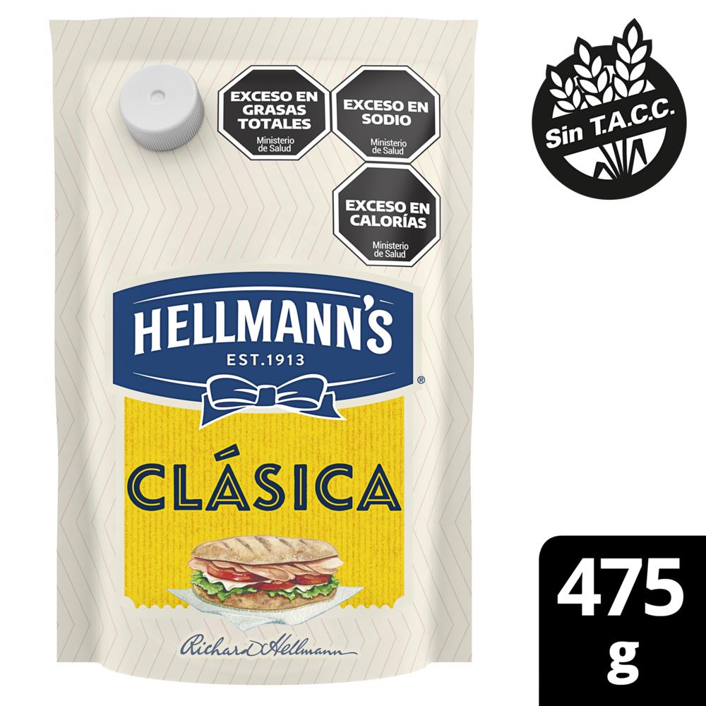 Hellmanns Mayonesa Clasica Sachet 475g