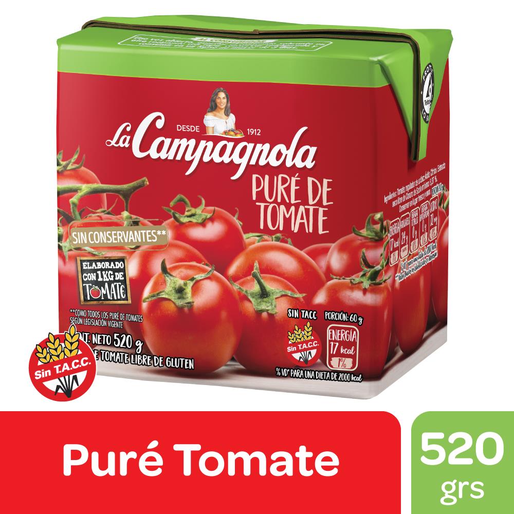 La Campagnola Pure De Tomate 520g