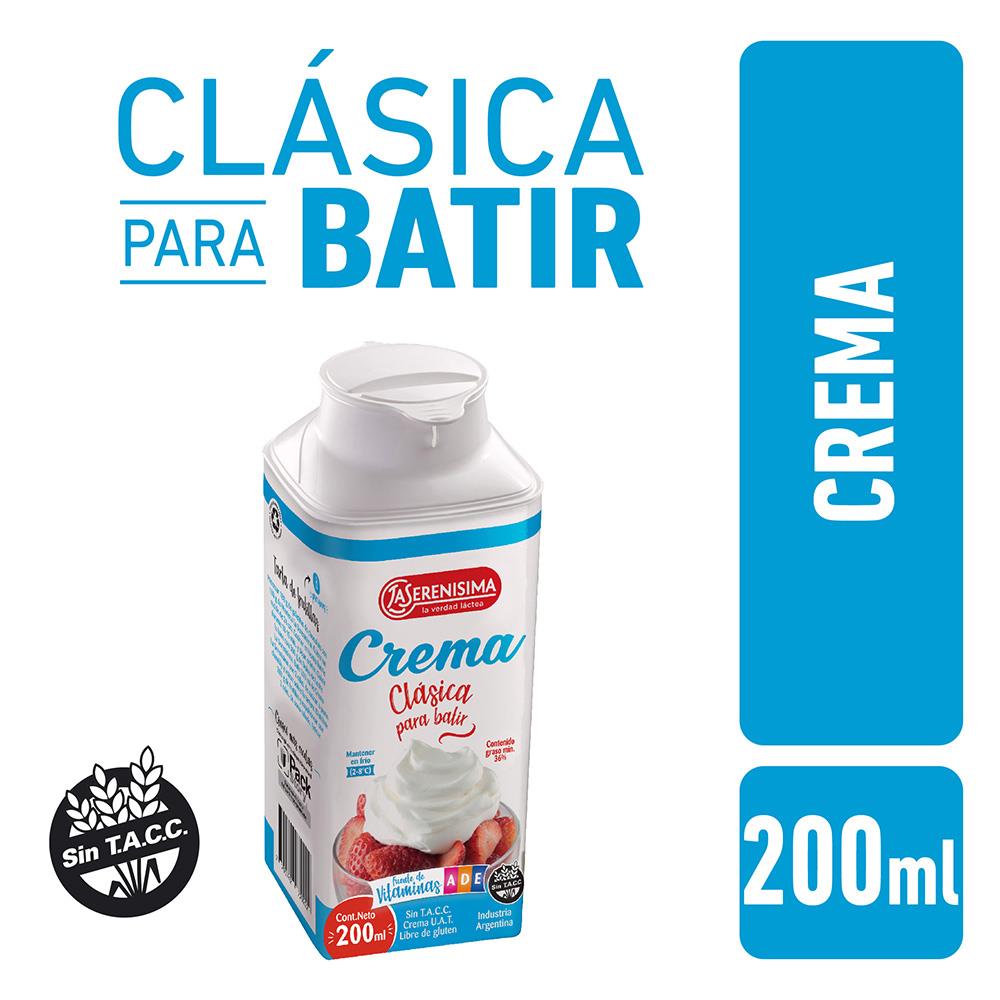 La Serenisima Crema 200ml