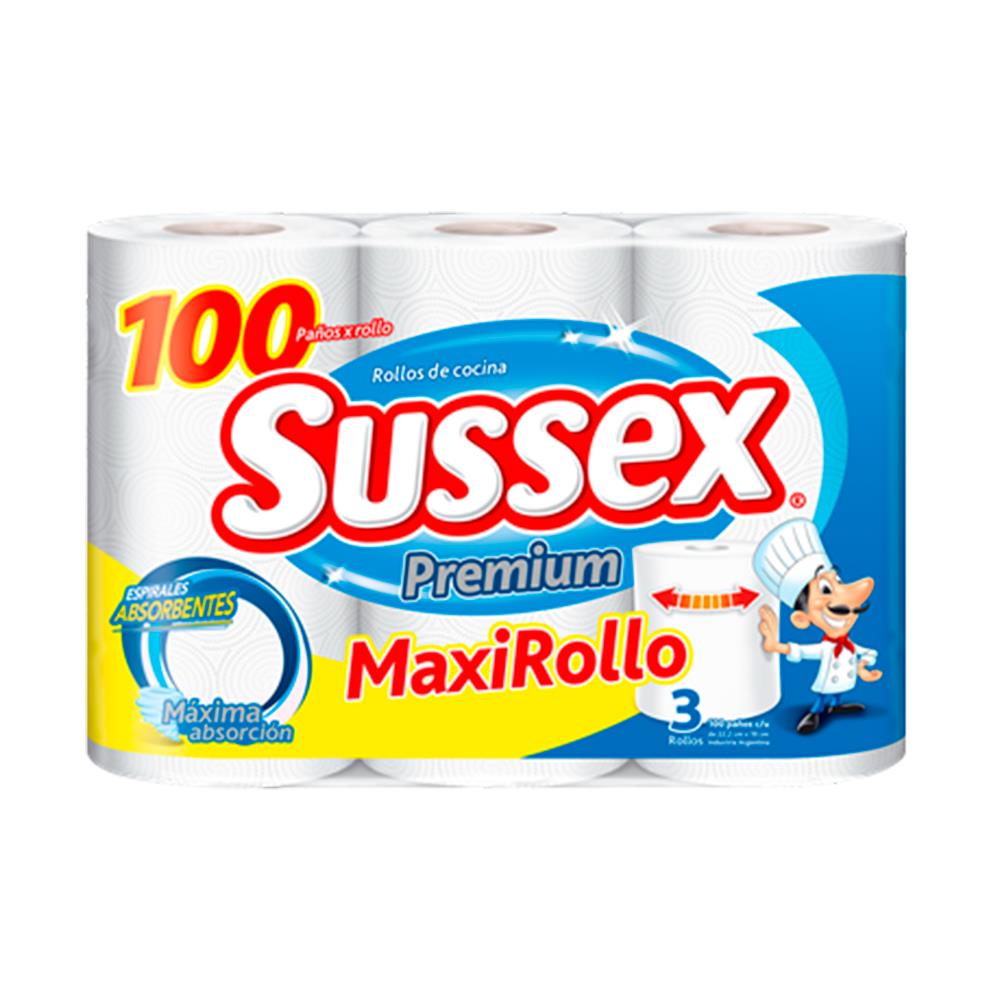 Sussex Premium Maxi Rollos de Cocina 300x 3