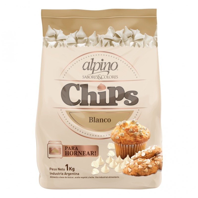 Alpino Chips De Chocolate Blanco 1kg