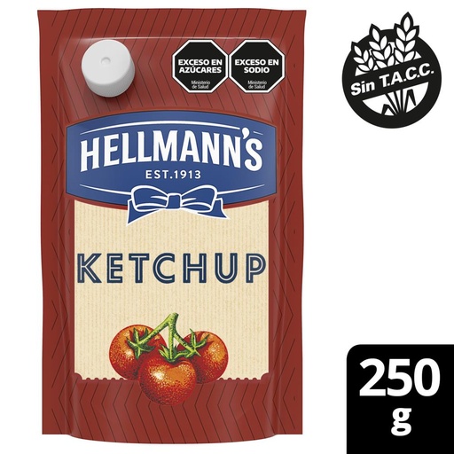 [7794000006188] Hellmanns Ketchup Doy Pack 250g