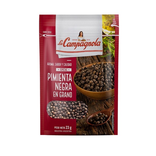 [7790580136253] La Campagnola Pimienta Negra En Grano 23g