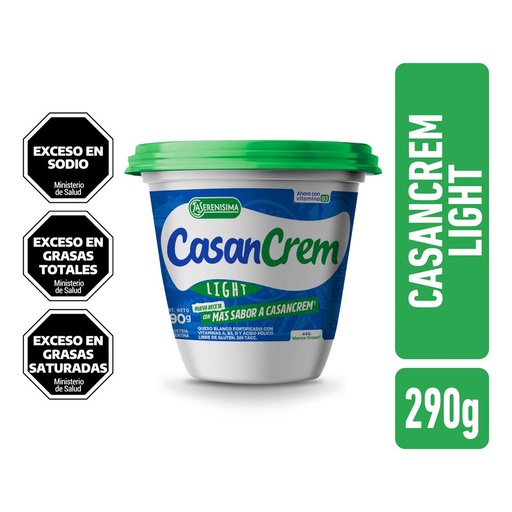 [7791337061385] La Serenisima CasanCrem Light 290g