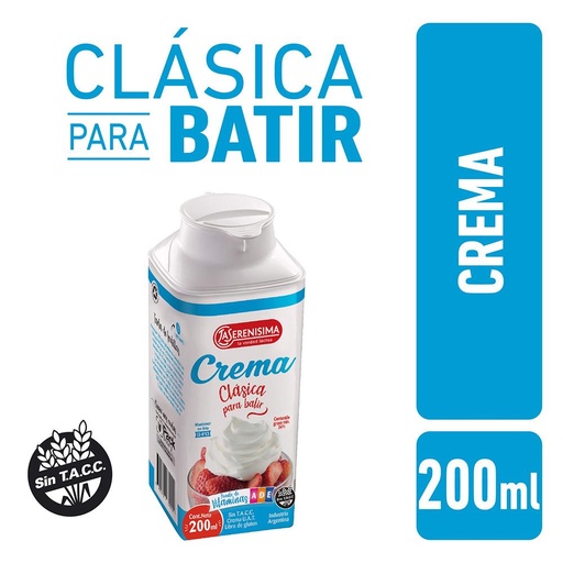 [7790742011701] La Serenisima Crema 200ml