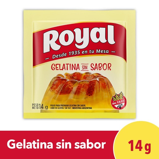 [7622201106034] Royal Gelatina Sin Sabor 14g