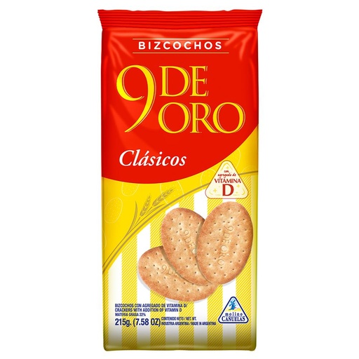[7792180139719] 9 De Oro Clasicos 215g