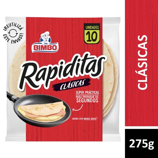 [7793890258264] Bimbo Rapiditas Clasicas x10 275g